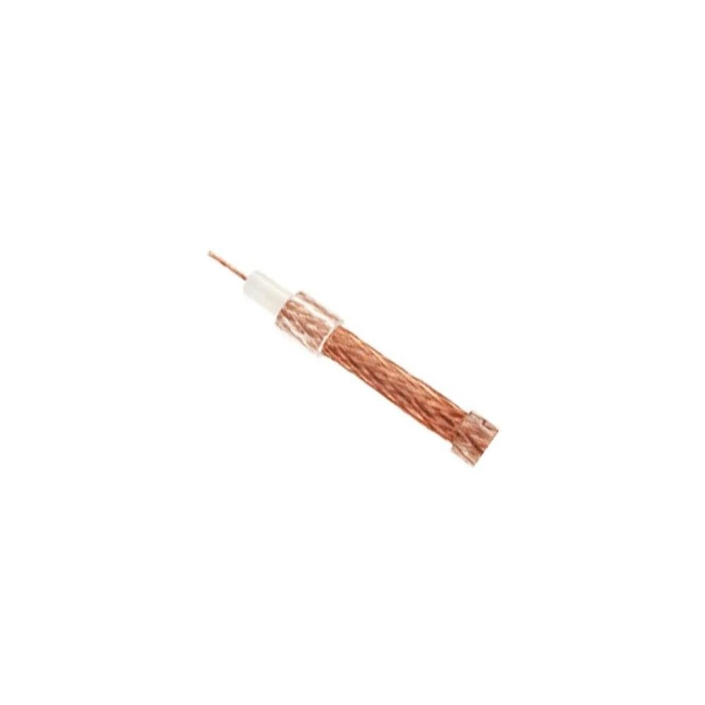 Cabo coaxial cristal 4mm 80% malha para elevador condutti rl 100m