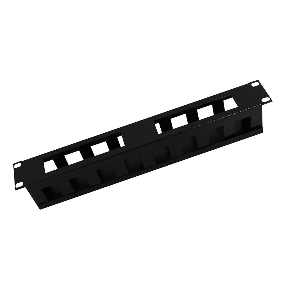 Rack Preto Guia Cabo Rack Servidor Gforce Padrao 19p 1upreto