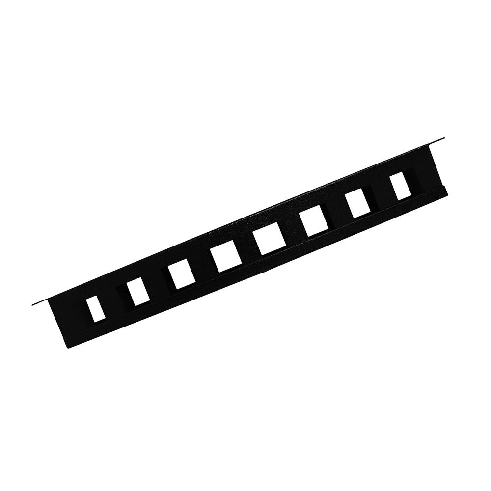 Rack Preto Guia Cabo Rack Servidor Gforce Padrao 19p 1upreto