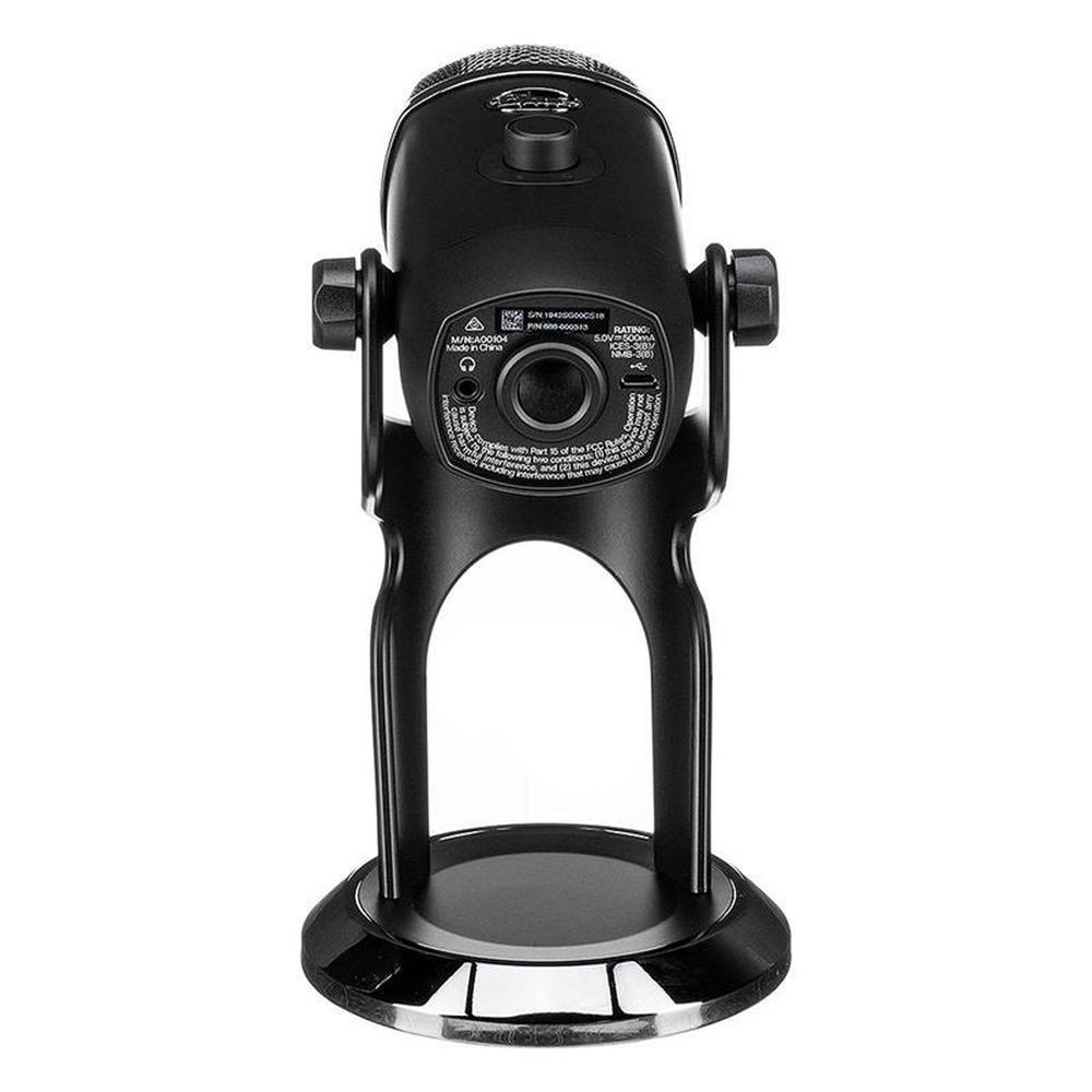 Microfone Condensador Usb Logitech/blue Yeti X Preto
