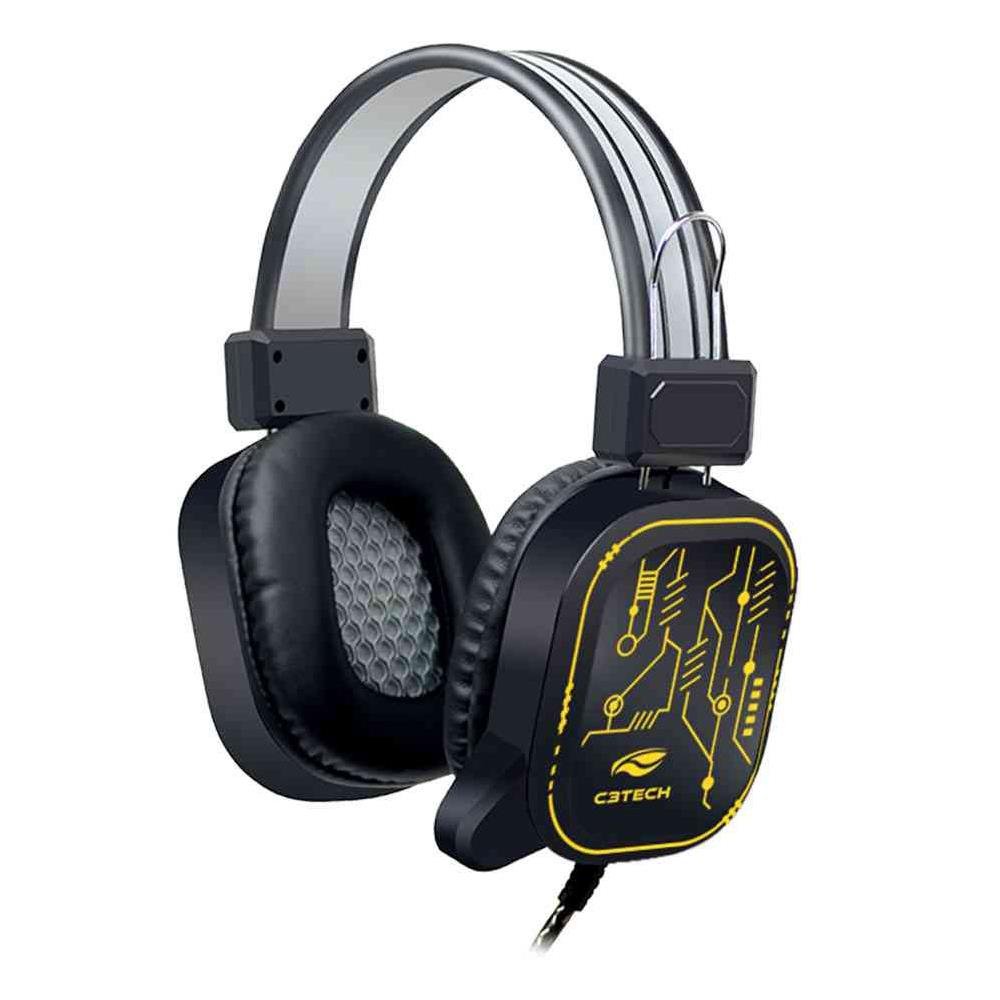 Fone Ouvido Mic C3tech Gamer Ph G320bkv2 Crane Usb Preto