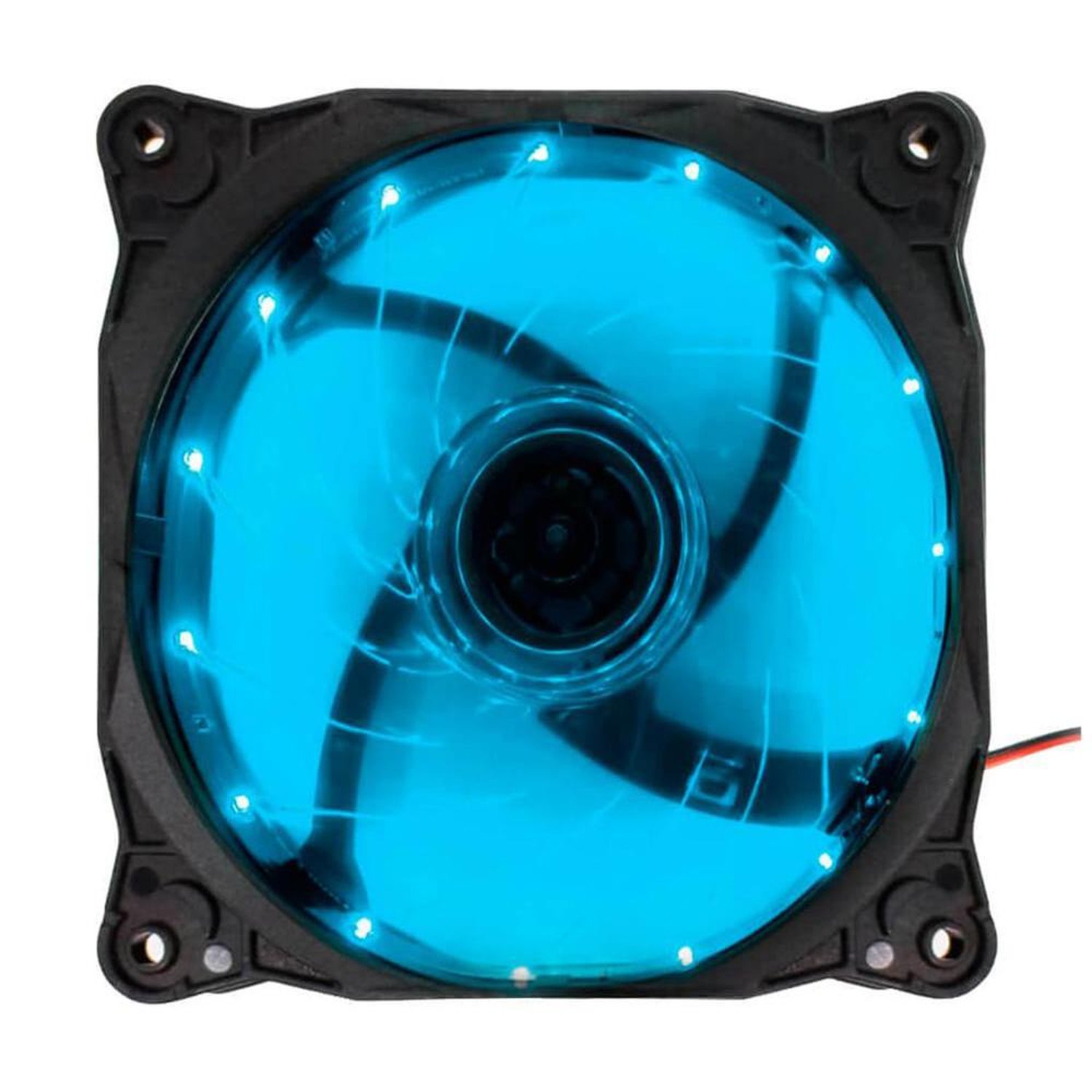 Cooler Para Gabinete Pixxo Com Led Azul 120x120x25mm Preto - Ew1512l