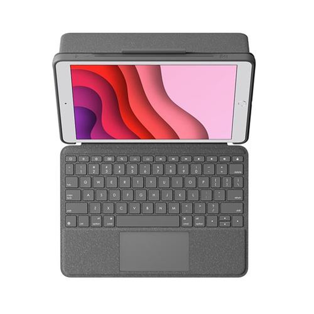 Capa Com Teclado E Touch Pad Logitech P/ Ipad 7°geracao