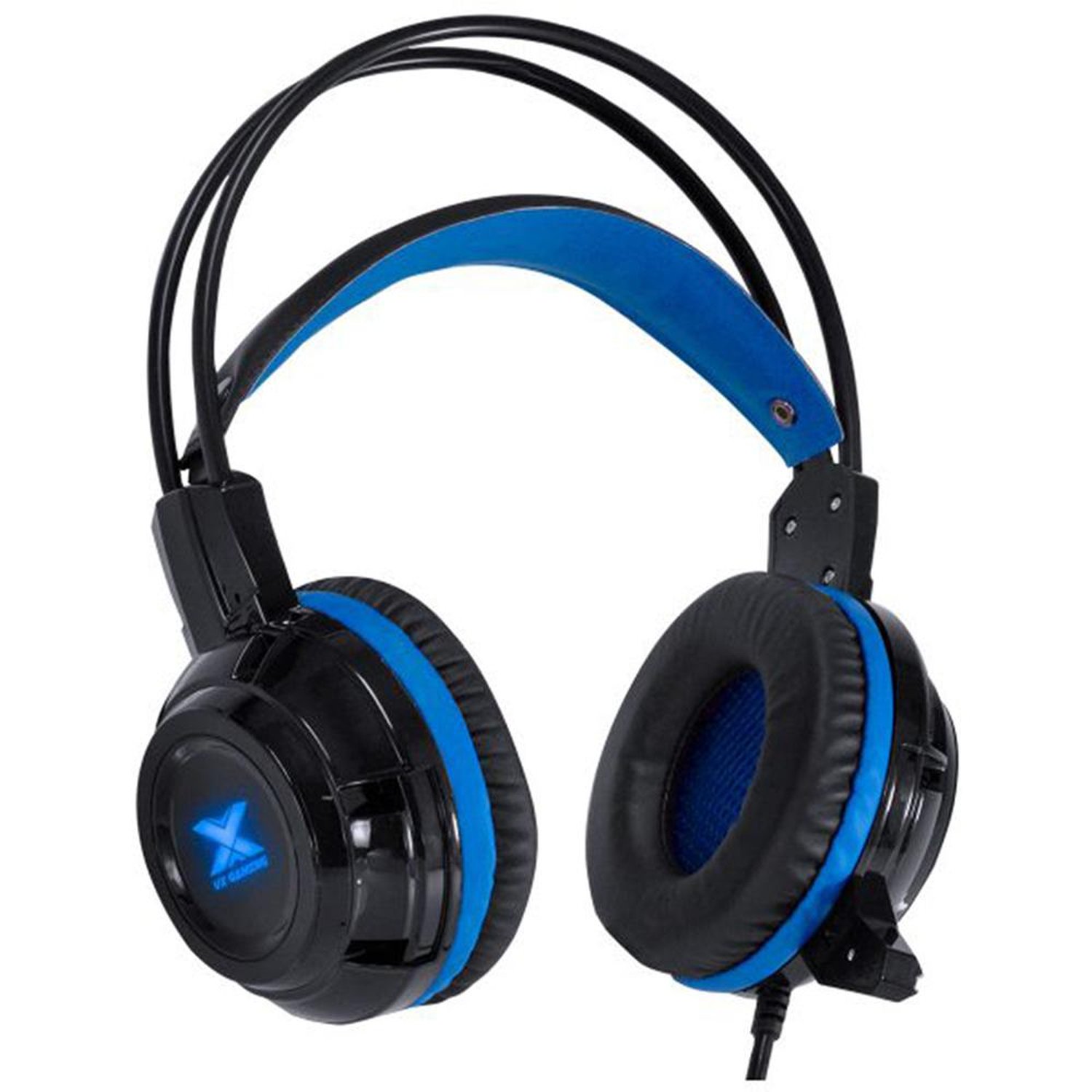 Headset Gamer Vinik Vx Gaming Taranis Preto E Azul