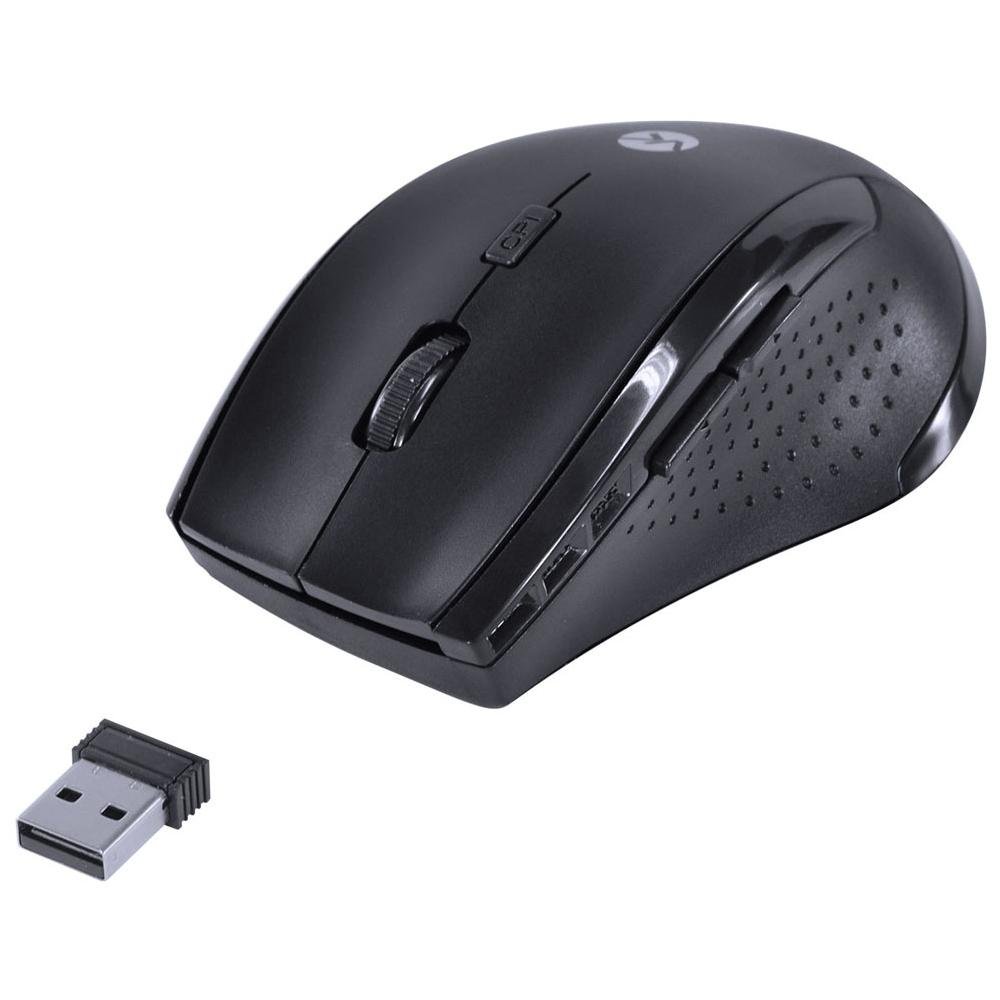 Mouse Vinik Dynamic Dm110 Ergo Preto Sem Fio 2.4 Ghz 1200 Dpi