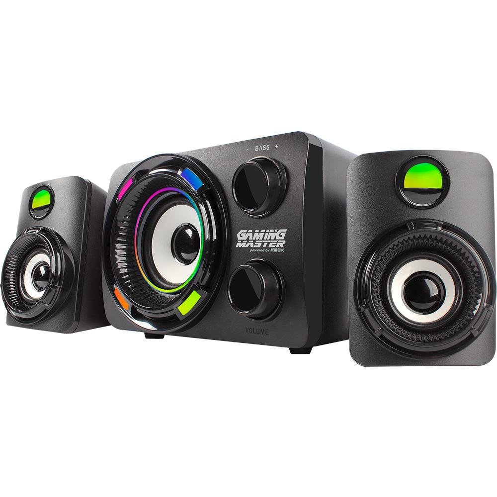 Caixa de Som KMex Gamer SS9800 Usb Preto