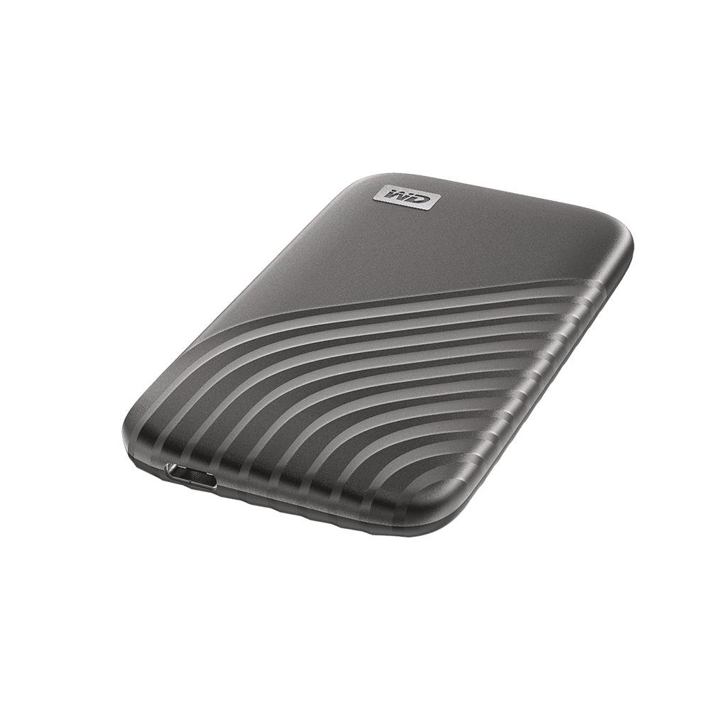 Ssd Externo Wd My Passport 2tb 2,5" Usb 3.2 - Cinza - Wdbagf0020bgy-wesn