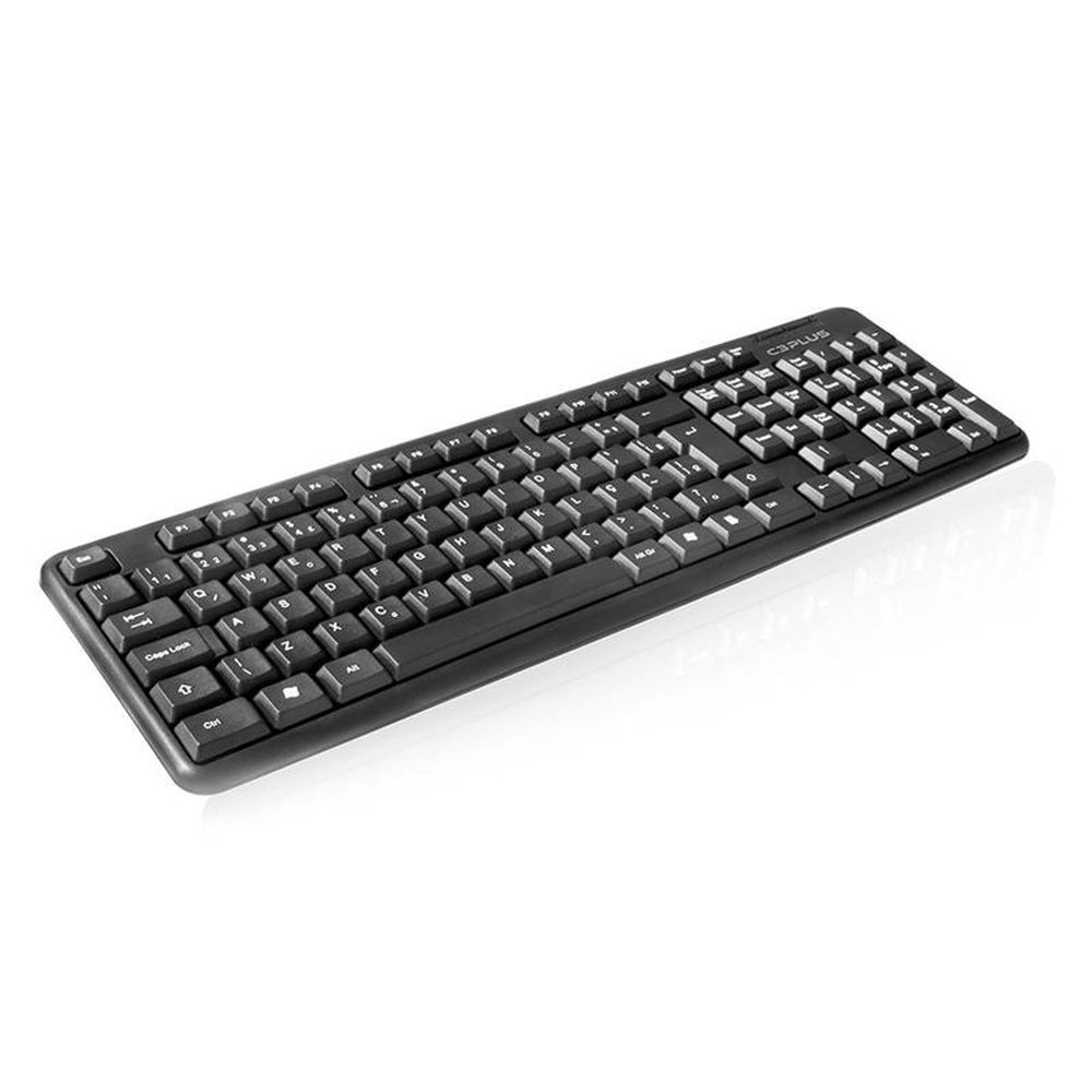 Teclado C3plus V2 Usb Preto Kb 11bk Martins Atacado 0176