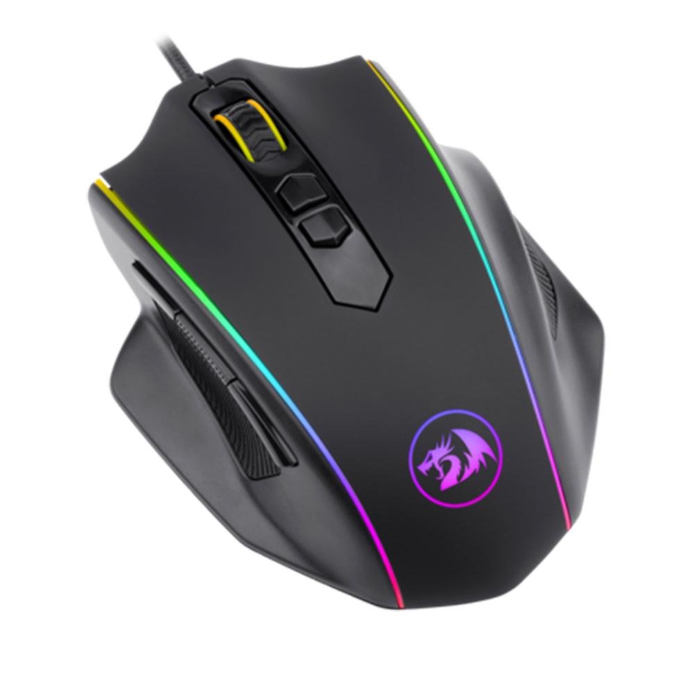Mouse Gamer Redragon M720-rgb Vampire Preto