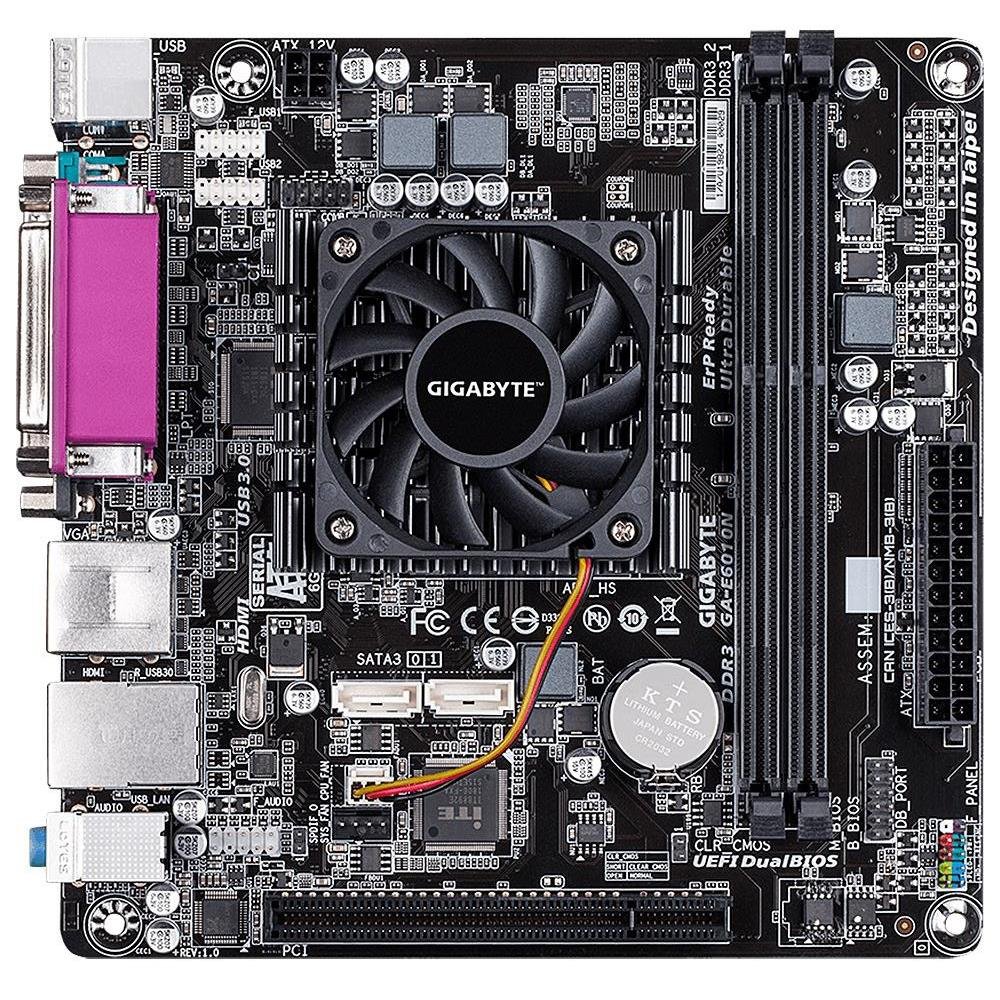 Placa Mãe Amd Gigabyte Ga-E6010n 1.35ghz 2mb Cache Ddr3