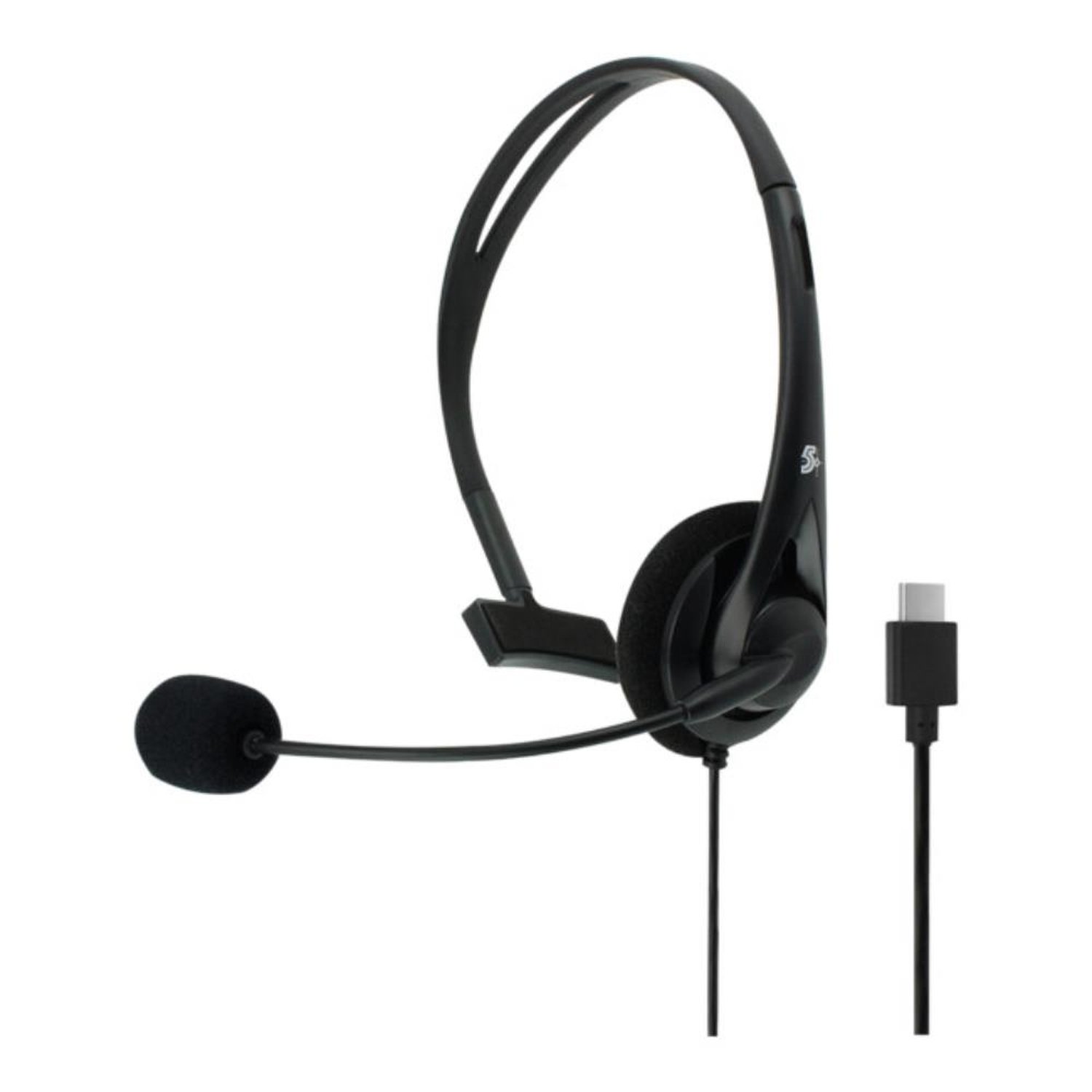 Headset Office 5+,Telefone e Computador com Microfone, USB C, 015-0102