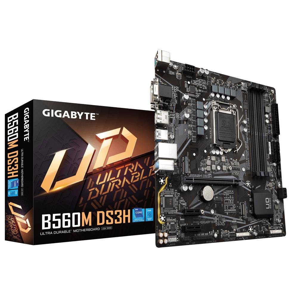 Placa Mae Intel Gigabyte B560m Ds3h Ddr4 Lga1200 10/11geracao