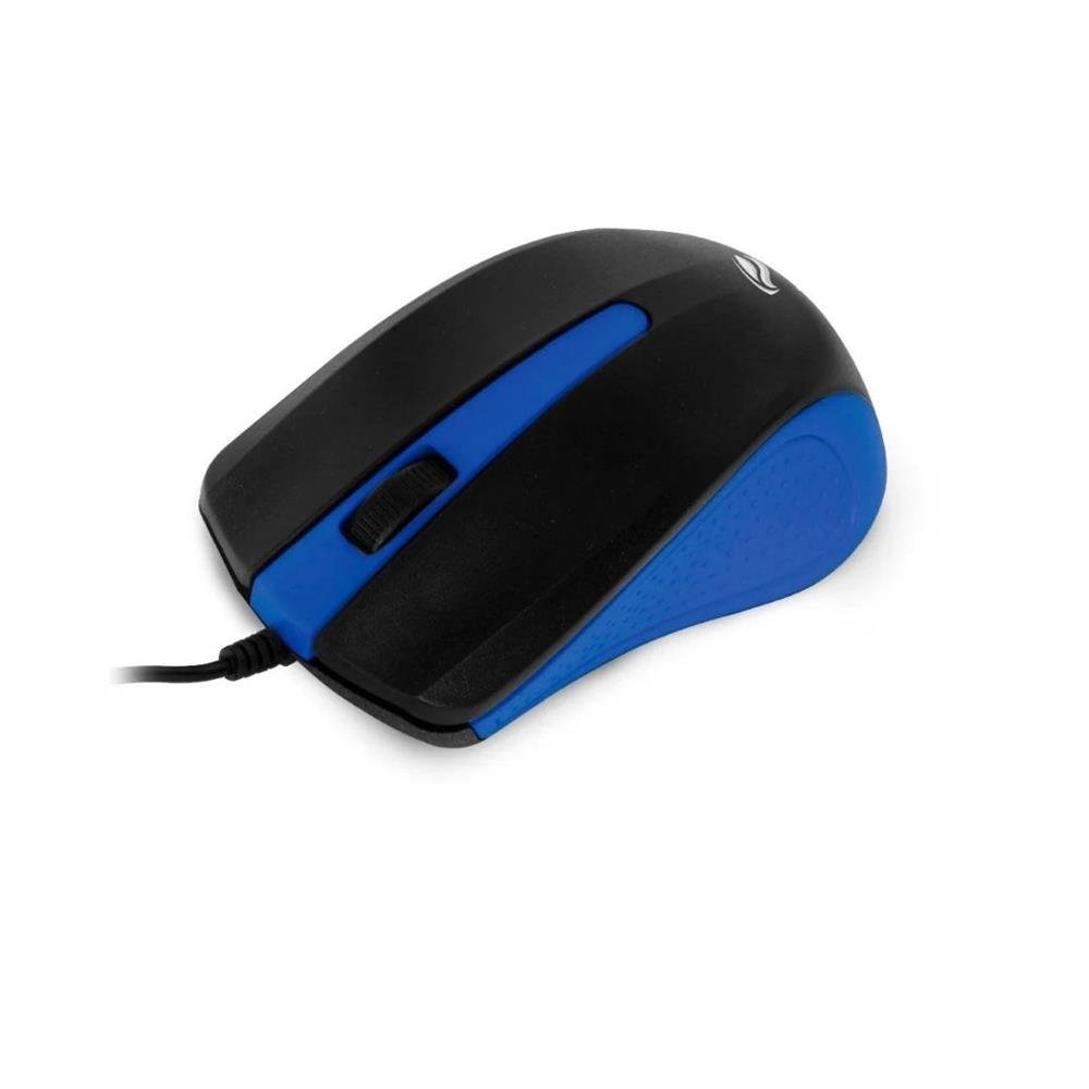 Mouse C3tech Ms-20Bl Preto/Azul Usb