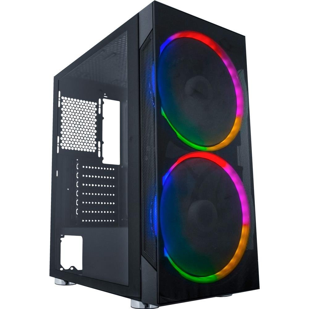 Gabinete Gamer K-mex Anjo De Combate Cg-04a1 C/ Fan - Cg04a1rh004cb0x