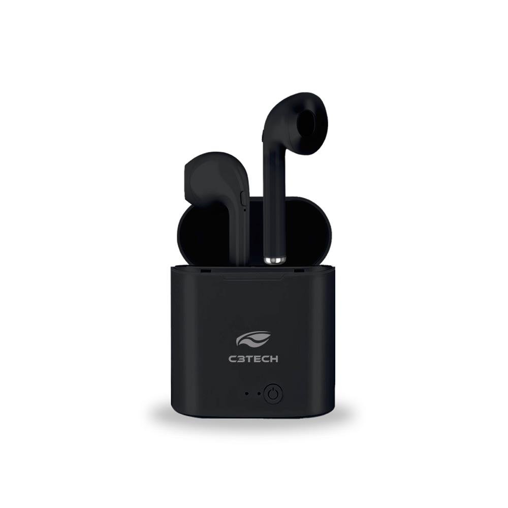 Fone De Ouvido C3tech Bluetooth 5.0 Tws Preto