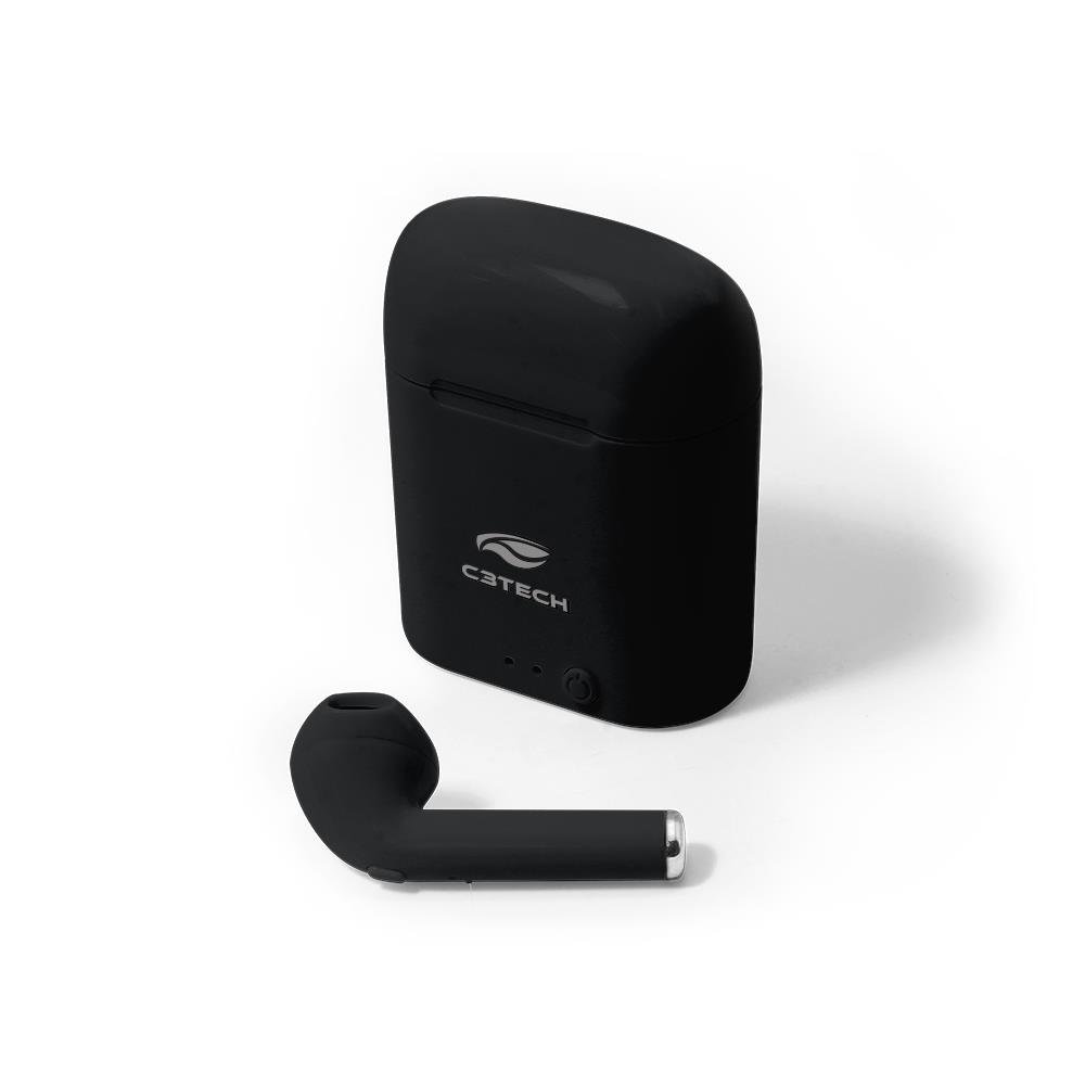 Fone De Ouvido C3tech Bluetooth 5.0 Tws Preto