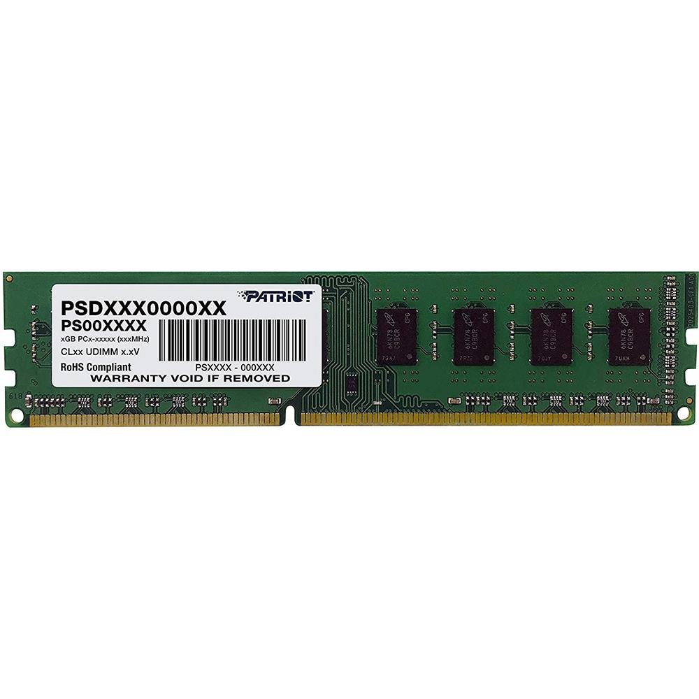 Memoria Patriot 4gb Ddr3 1600mhz 1.5v Signature -desktop - Psd34g16002