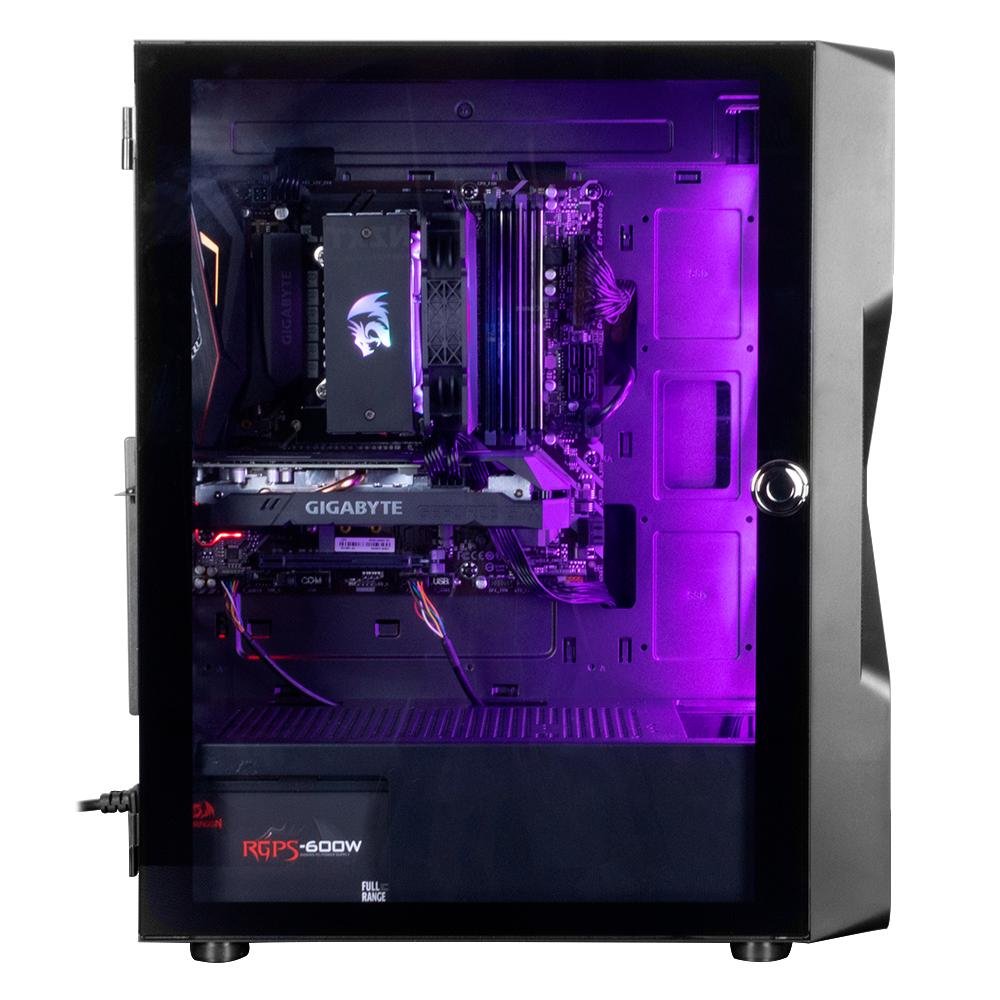 Pc Gamer Redragon Arkham/ Ak-itl-01-pro/ Core I5-9600k/ 8gb/ 256gb Ssd/ Win 10 Trial/ Gtx 1660 Super Oc Edition Ddr6 6gb