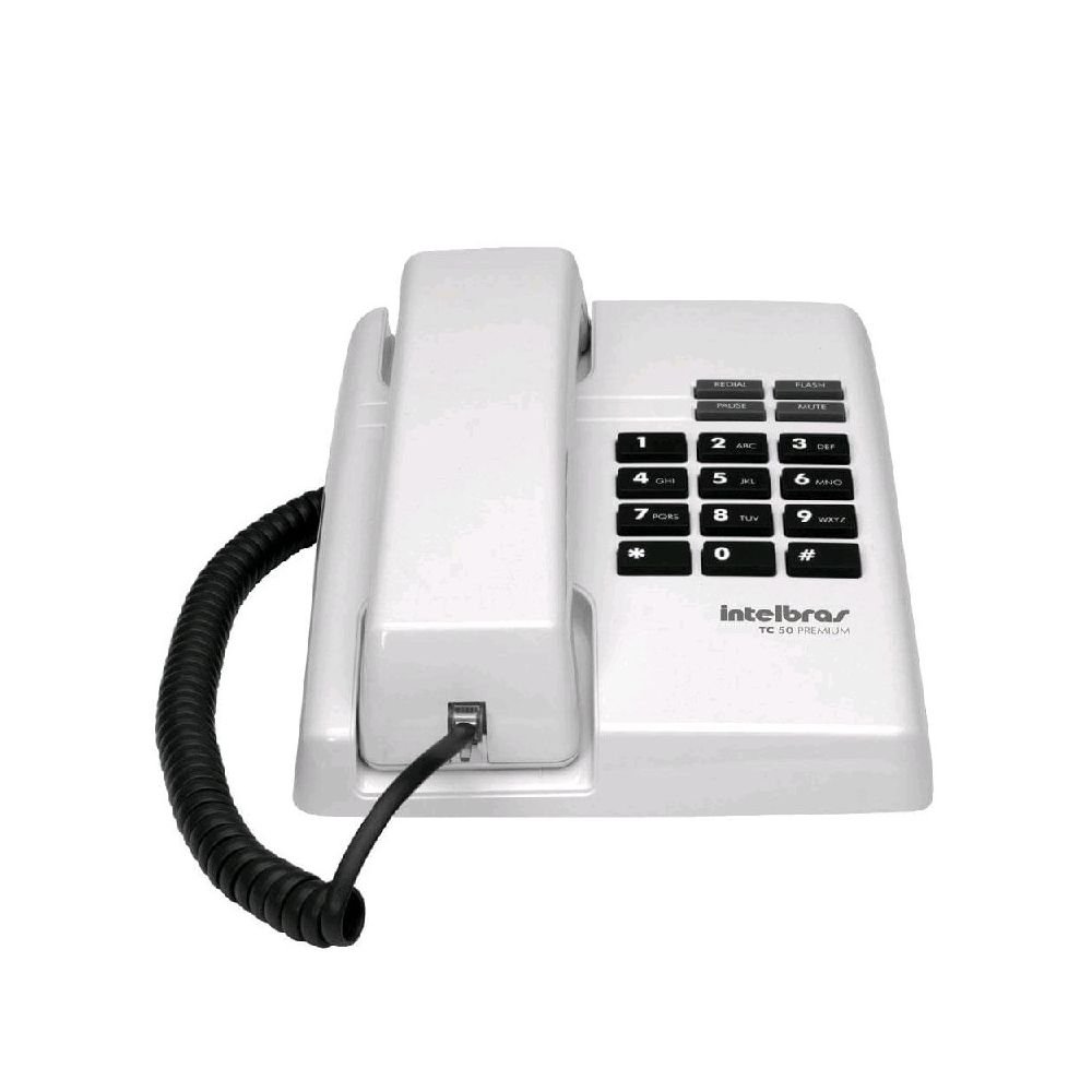 Telefone Com Fio Intelbras Tc 50 Premium - Branco - 4080085