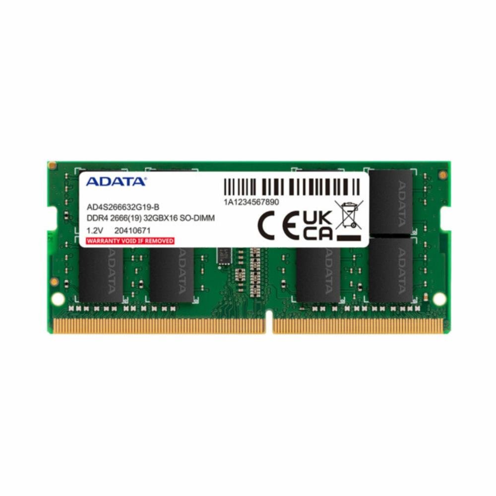 Memoria adata 8gb ddr4-2666mhz 1.2v - notebook - ad4s26668g19-sgn