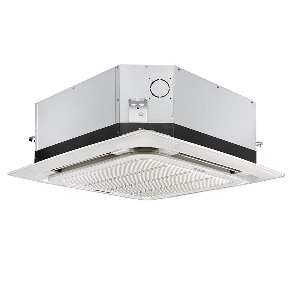 Ar Condicionado Split Cassete 60.000 BTUs Elgin, Eco, Frio, Branco, 380V
