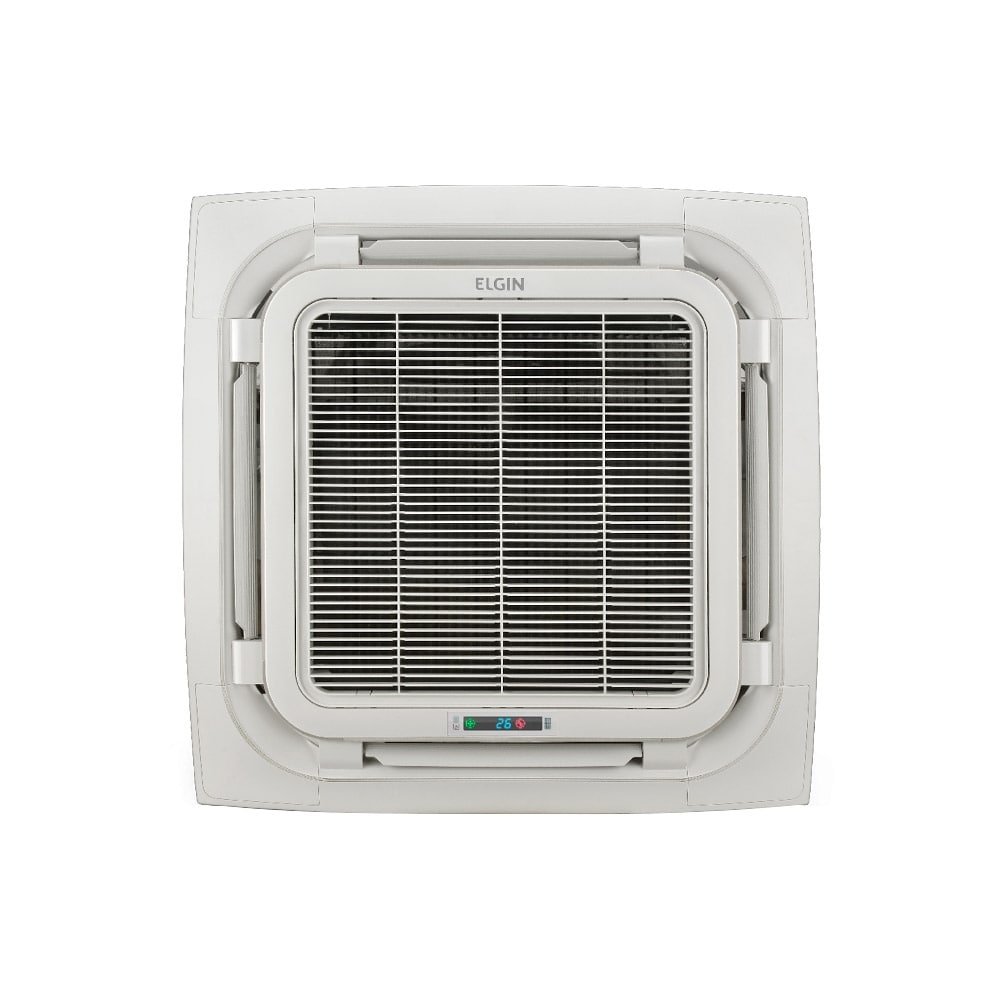 Ar Condicionado Split Cassete 60.000 BTUs Elgin, Eco, Frio, Branco, 380V