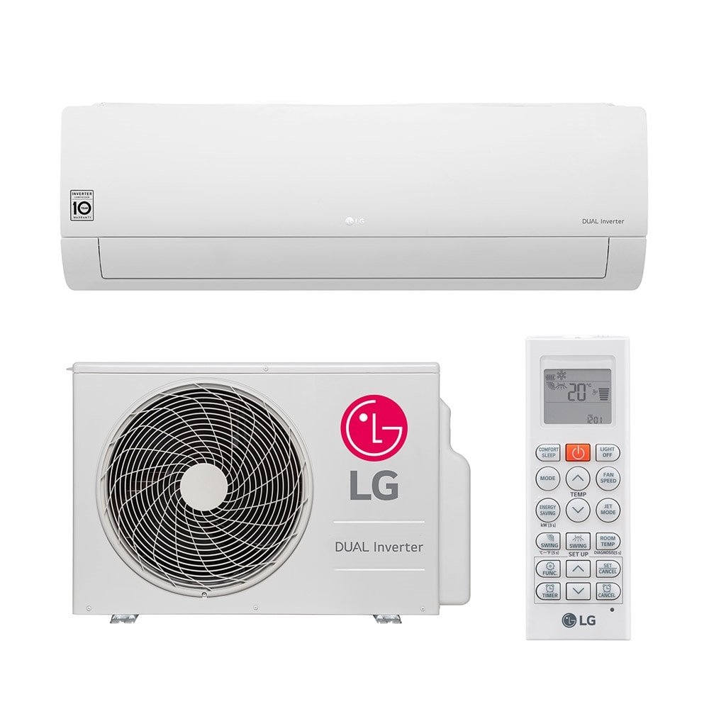 Ar Condicionado Split 12.000 BTUs LG S4NQ12JA3A5 - Dual Inverter Compact, Frio, 220V