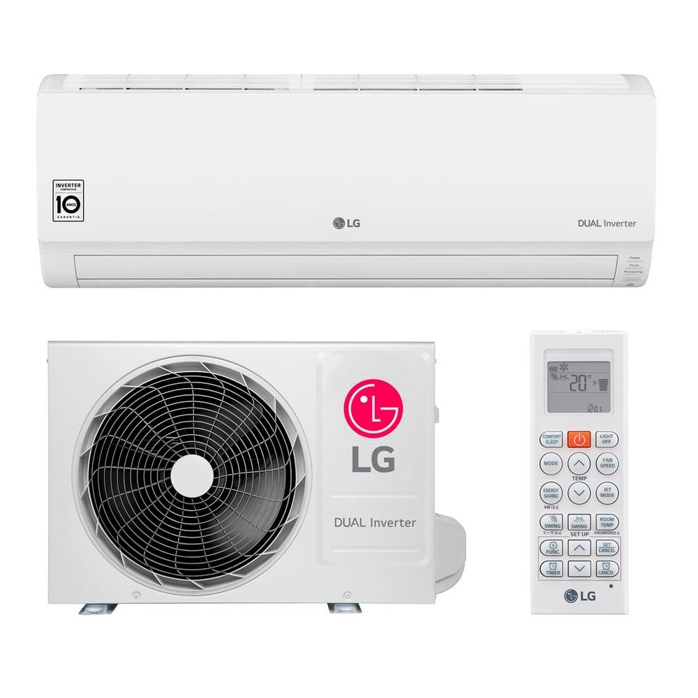 Ar Condicionado Split 9.000 BTUs LG S4NQ09WA51B, Inverter, Frio, 110V