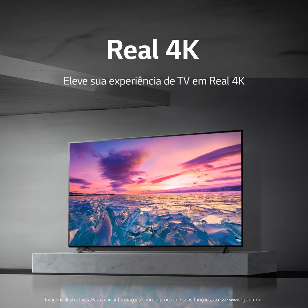 Smart TV LED 32" LG 32LQ620 HDR com Wi-Fi, Bluetooth, 1 USB, 2 HDMI, ThinQ AI, 60Hz