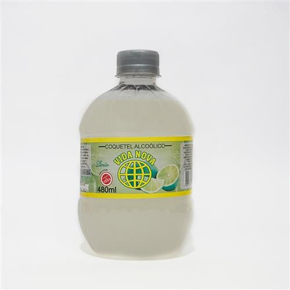Coquetel Vida Nova Limão 480 ml Pet - Embalagem Contém 12 Unidades