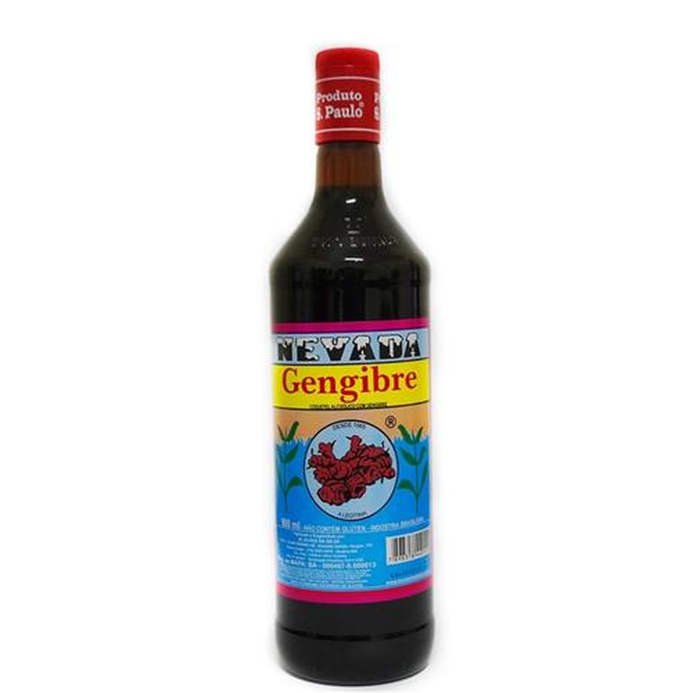 Gengibre Nevada 900 ml Vidro - Embalagem Contém 12 Unidades