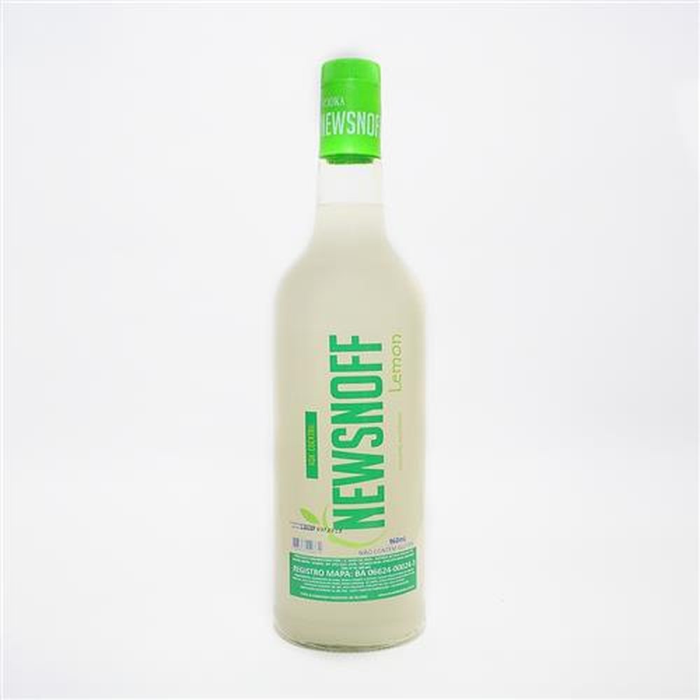 Vodka Newsnoff Limão 960 ml Vidro - Embalagem Contém 6 Unidades
