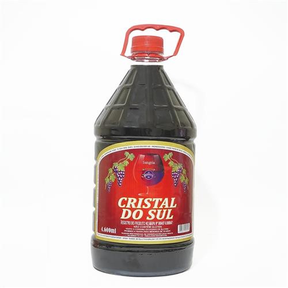Sangria Cristal do Sul 4.600 ml Pet - Embalagem Contém 2 Unidades