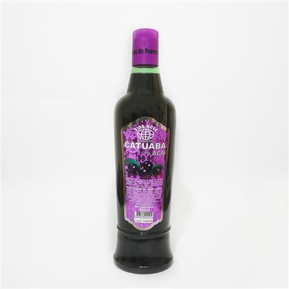 Catuaba Vida Nova Com Açaí 980 ml Pet - Embalagem Contém 12 Unidades