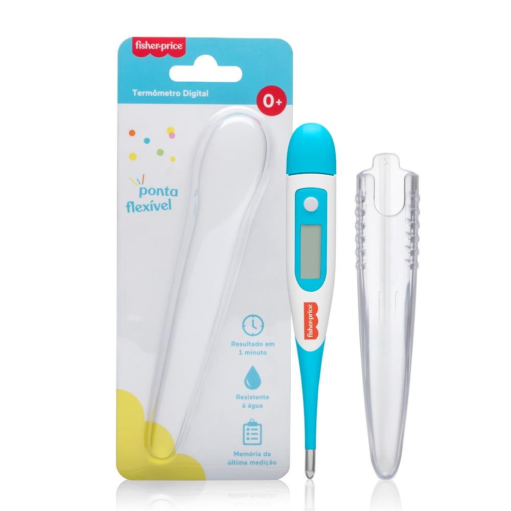 Termometro Digital Com Ponta Flexivel - Fisher Price - HC201