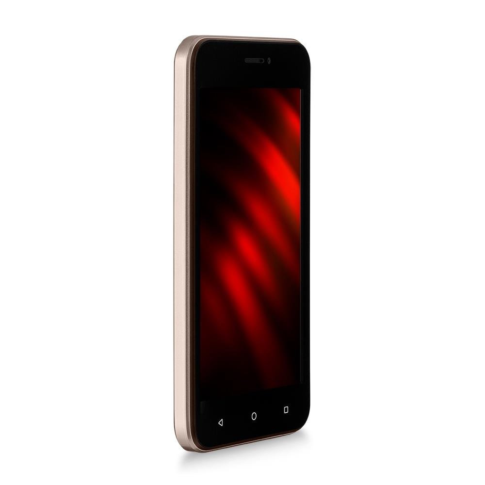 Smartphone Multilaser E 2 3G Wi-Fi Tela 5´´ 1GB + 32GB Android 11 Processador Quad Core - Dourado - P9149