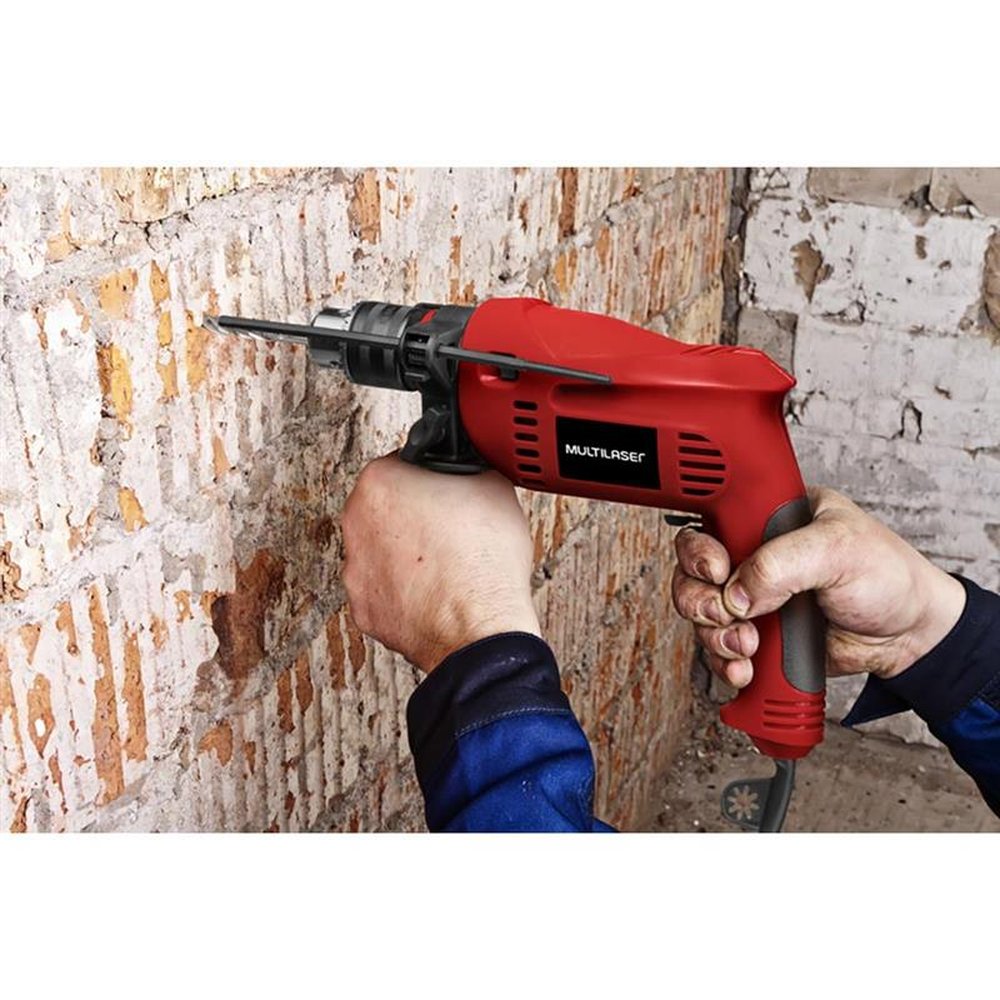 Furadeira com Impacto 127v com Maleta e Acessórios - HO294