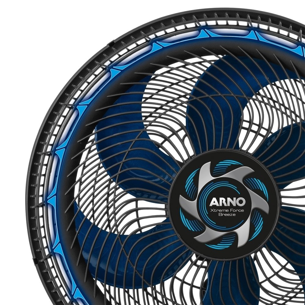 Ventilador de Mesa Arno VB40 Extreme Force Breeze 40cm 3 Velocidades Preto, 110V