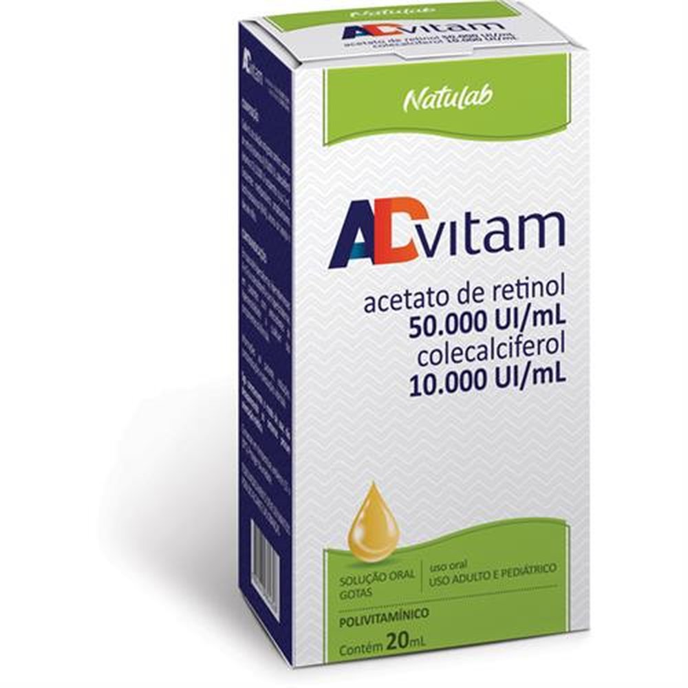 Ad-vitam 20ml Natulab (vit A+d)