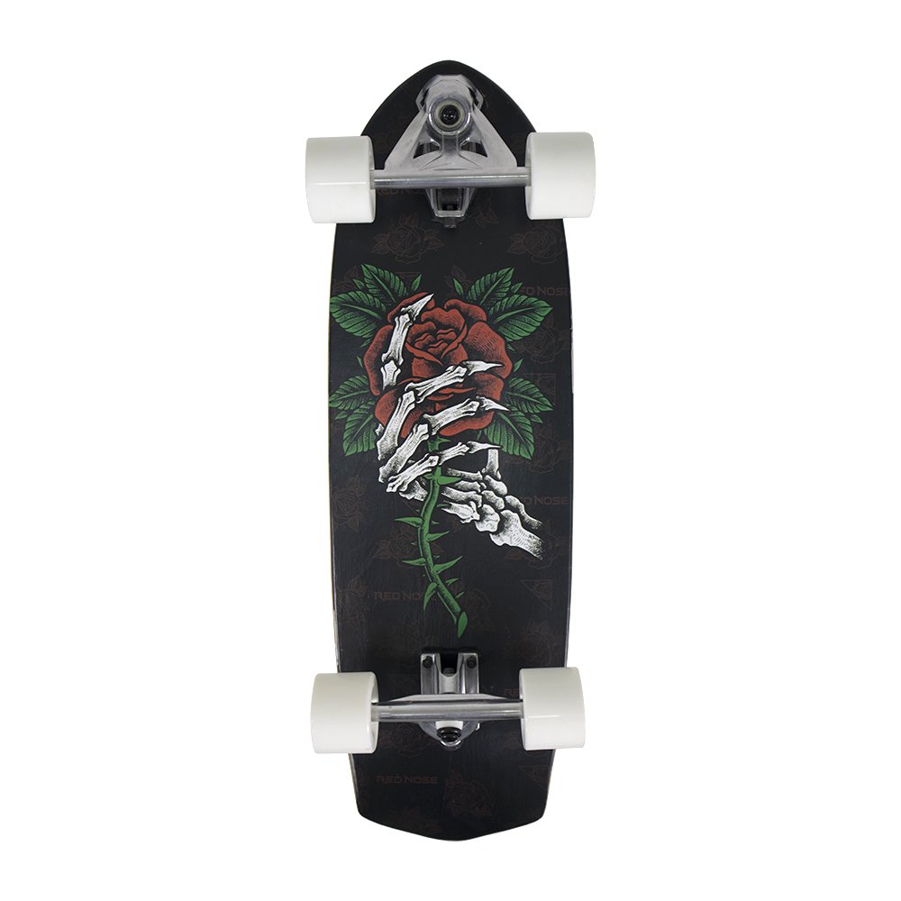 Skate Swingboard Red Nose Ossos e Rosas Bel
