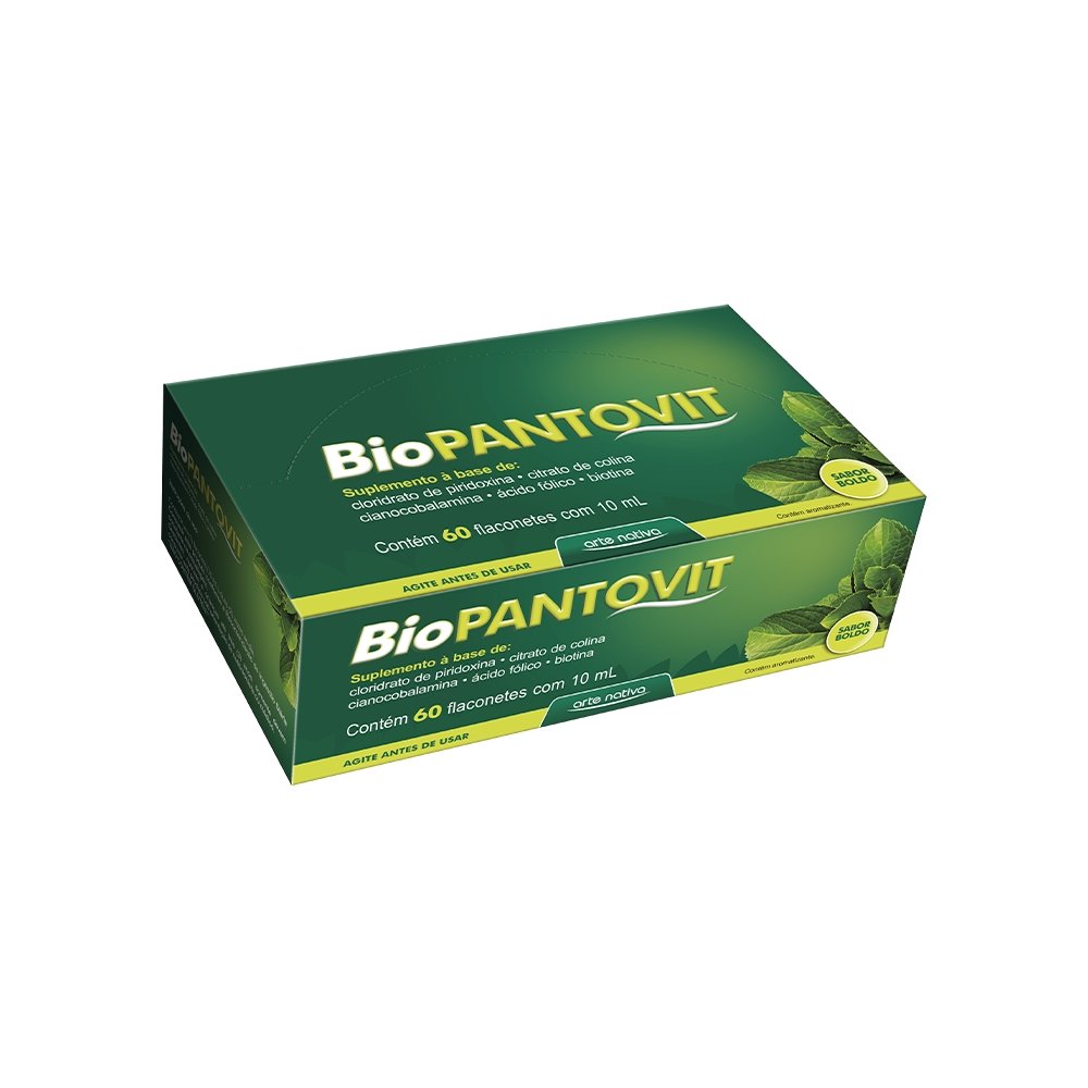 Biopantovit Sabor Boldo 10ml 60 Flaconetes Arte Nativa