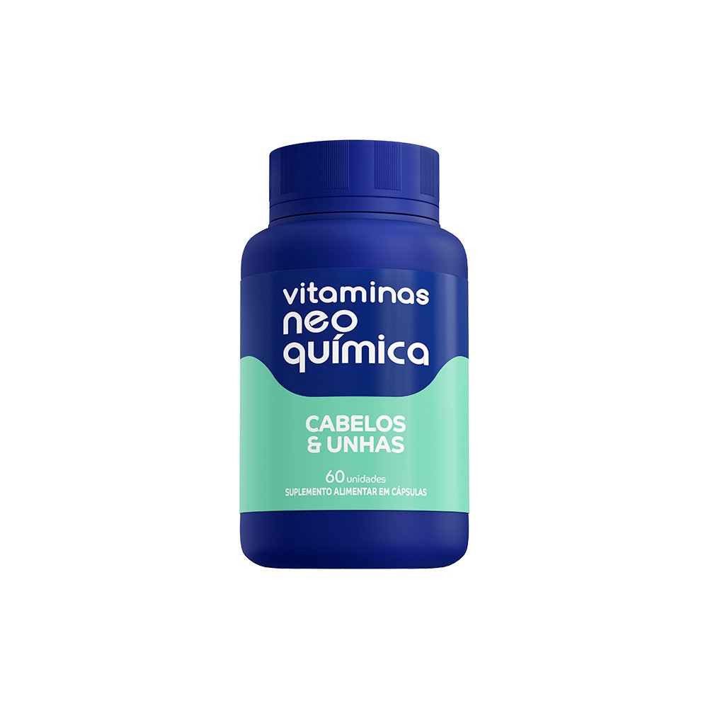 Vitamina Neoquimica Cab e Unhas 60 capsulas