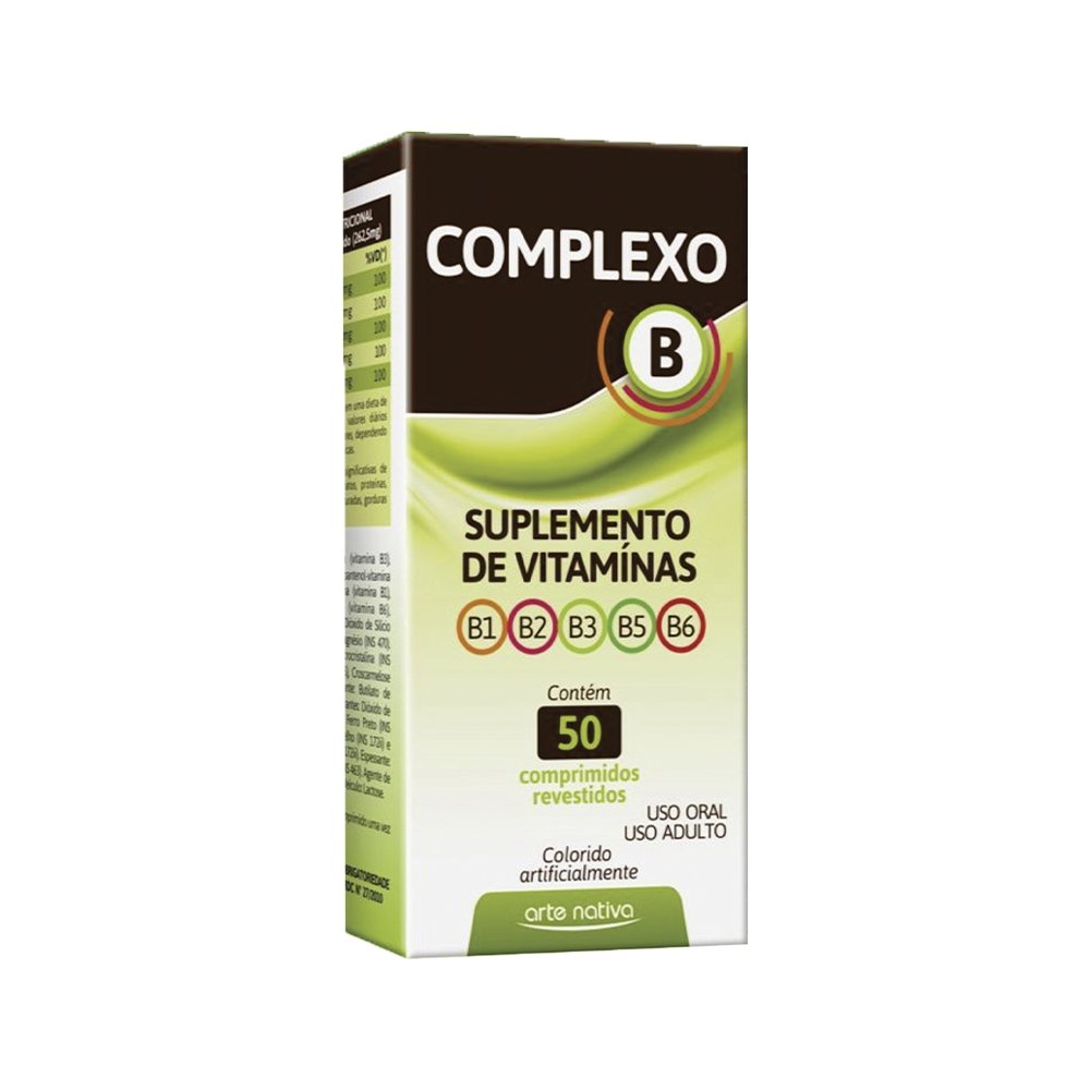 Complexo B Arte Nativa 50 Comprimidos