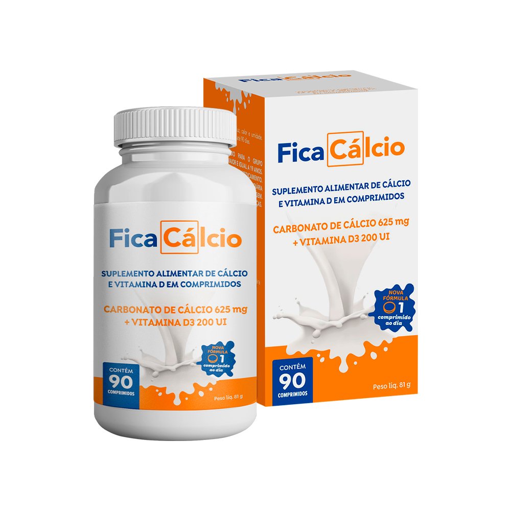 Calcio Fica Calcio 625mg 90 Comprimidos