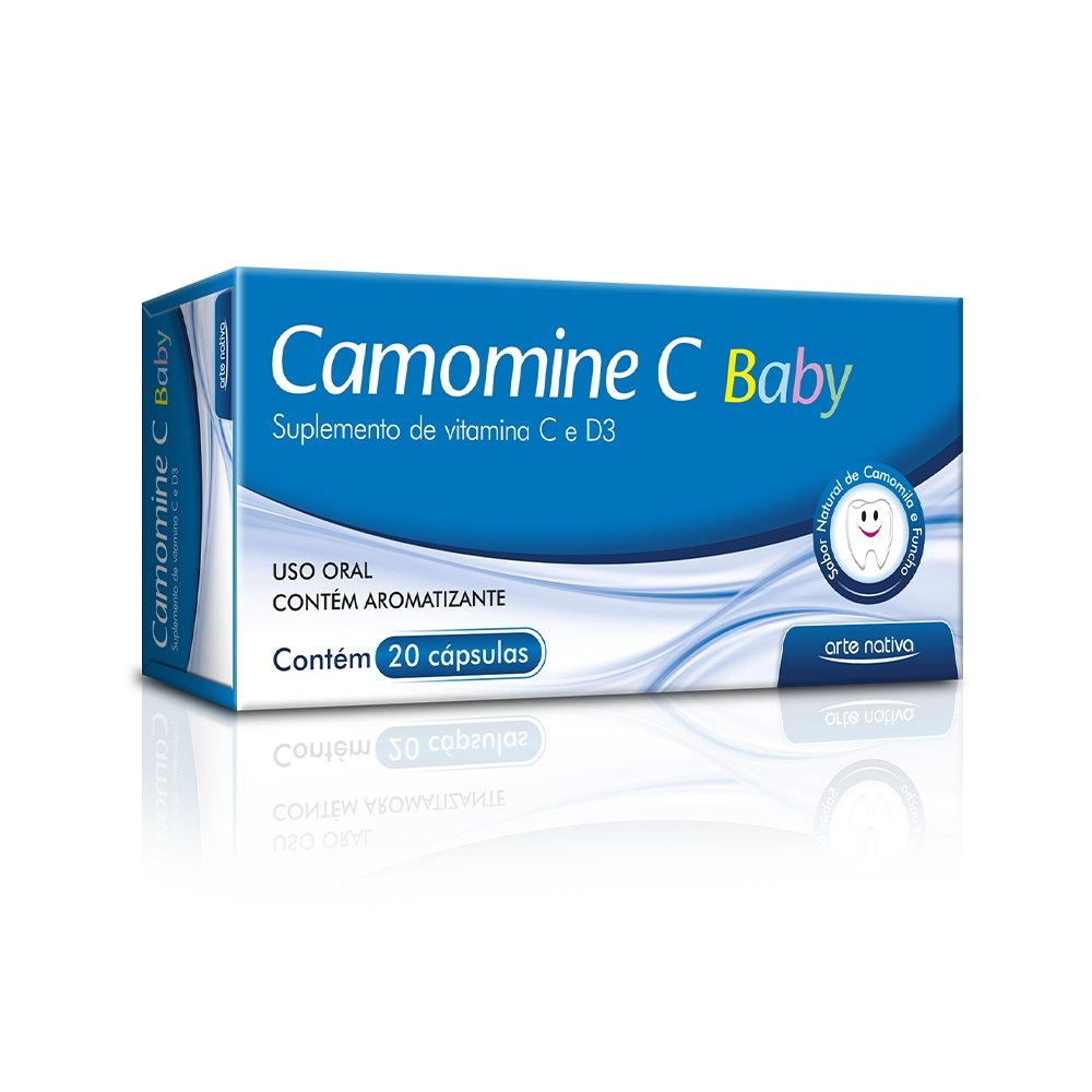 Camomine Baby Arte Nativa Sabor Camomila 20 Capsulas
