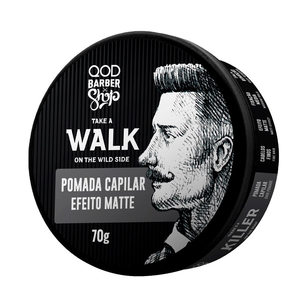 Pomada Capilar Qod Walk Efeito Matte 70g