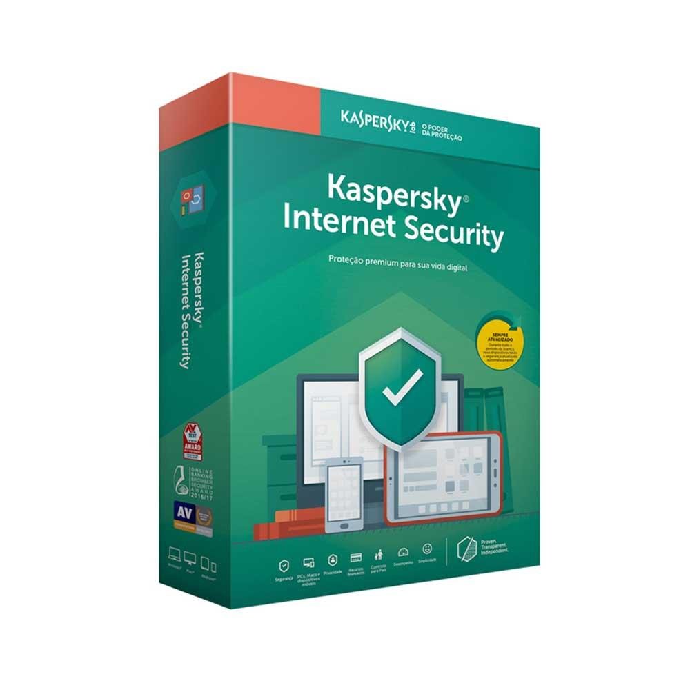 Licenca Kaspersky Internet Security 18m 3 Dispositivos