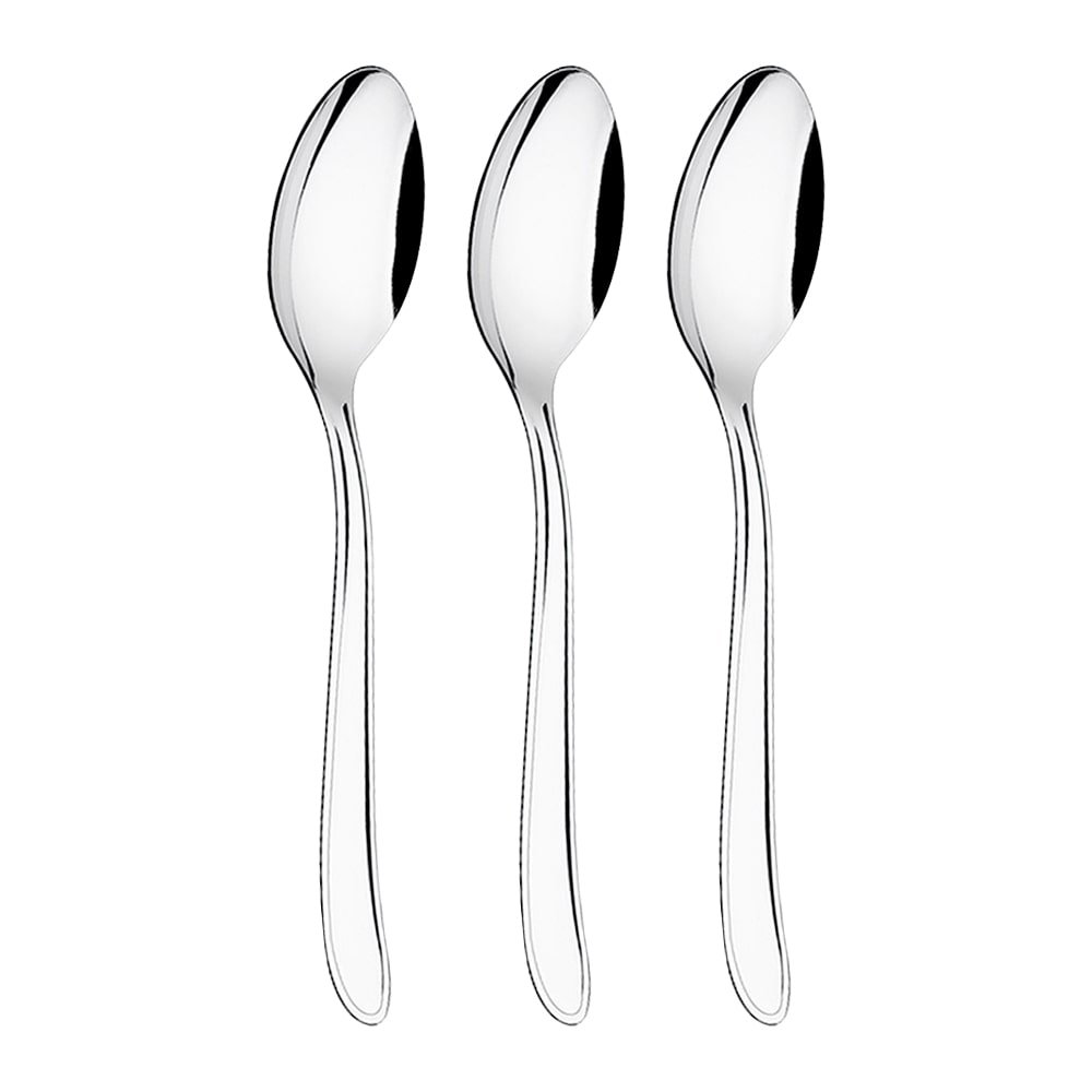 Colher de Mesa Brinox Turim, Aço Inox, 12 Peças