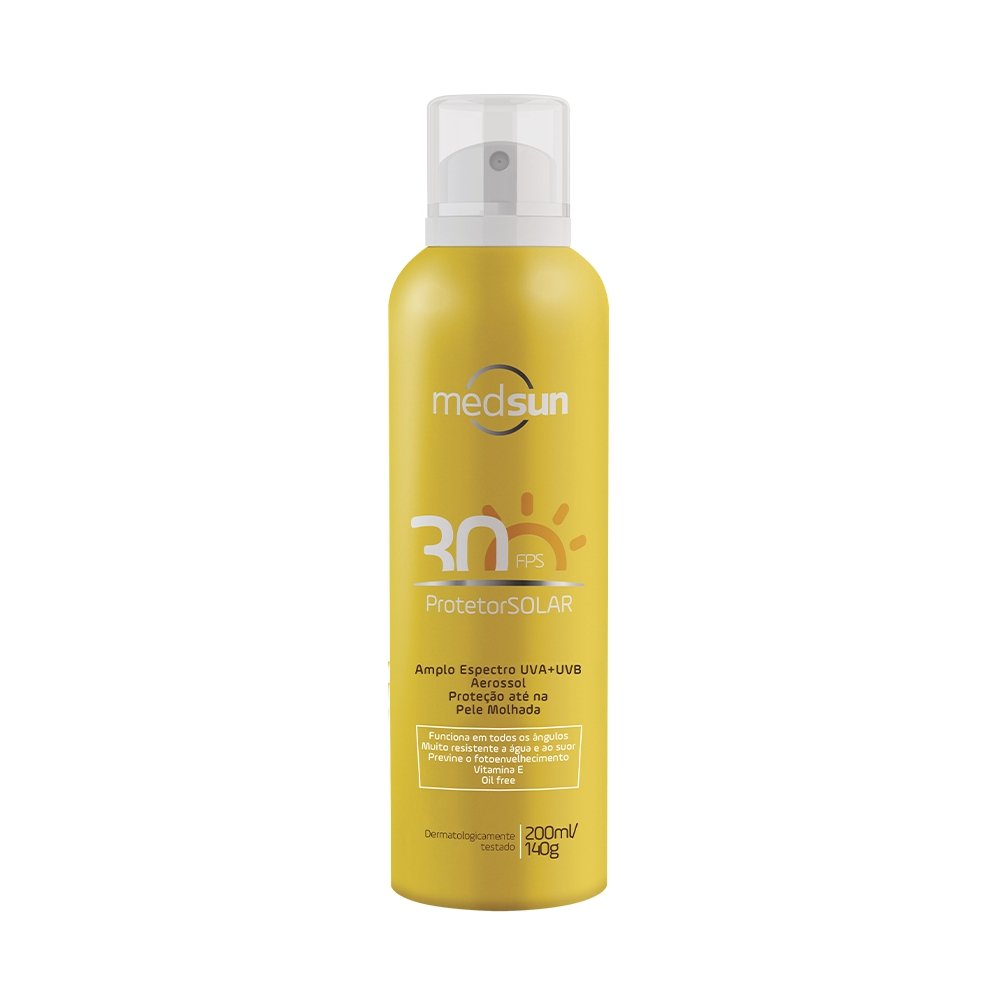 Protetor Solar Medsun Aerossol Fps 30 200ml