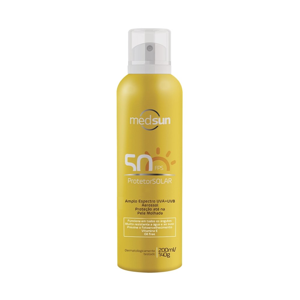 Protetor Solar Medsun Aerossol Fps 50 200ml